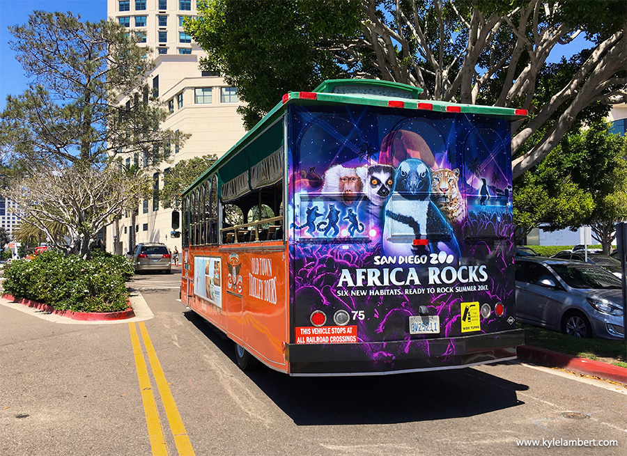 Africa Rocks San Diego Zoo - Bus Vehicle Wrap