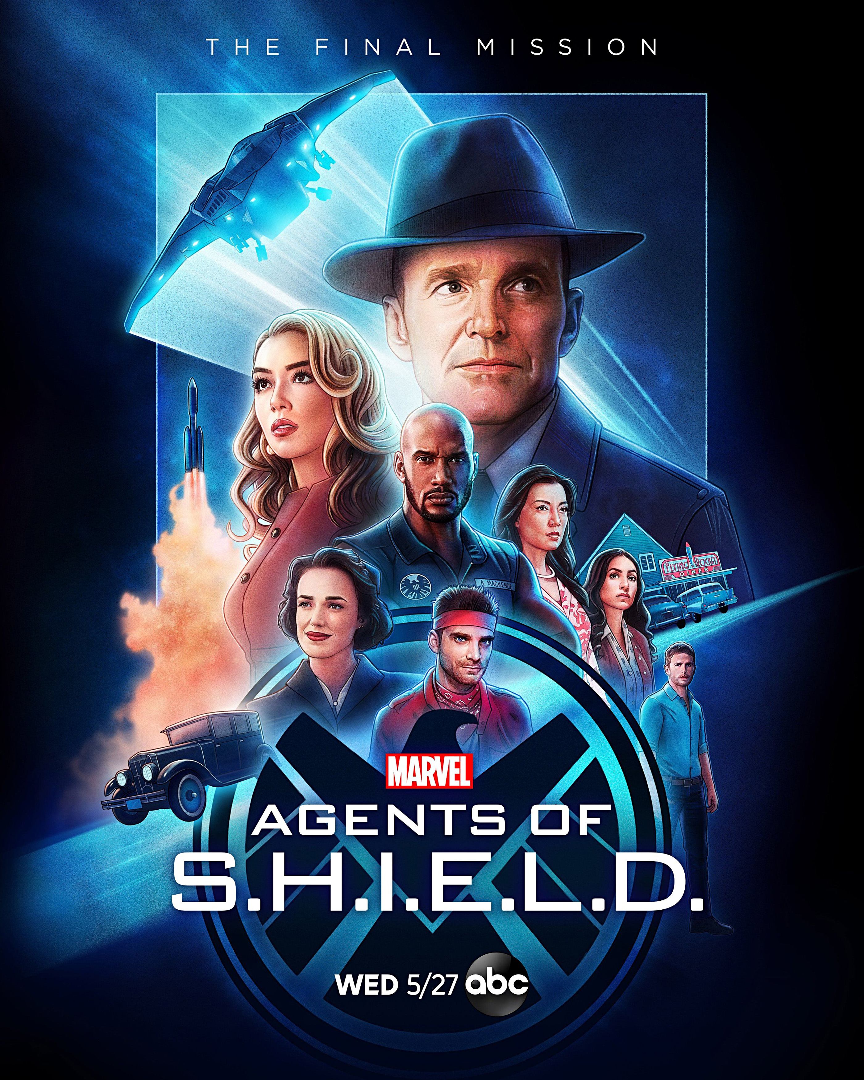 Agents of Shield Season 7 - Illustrated Poster
