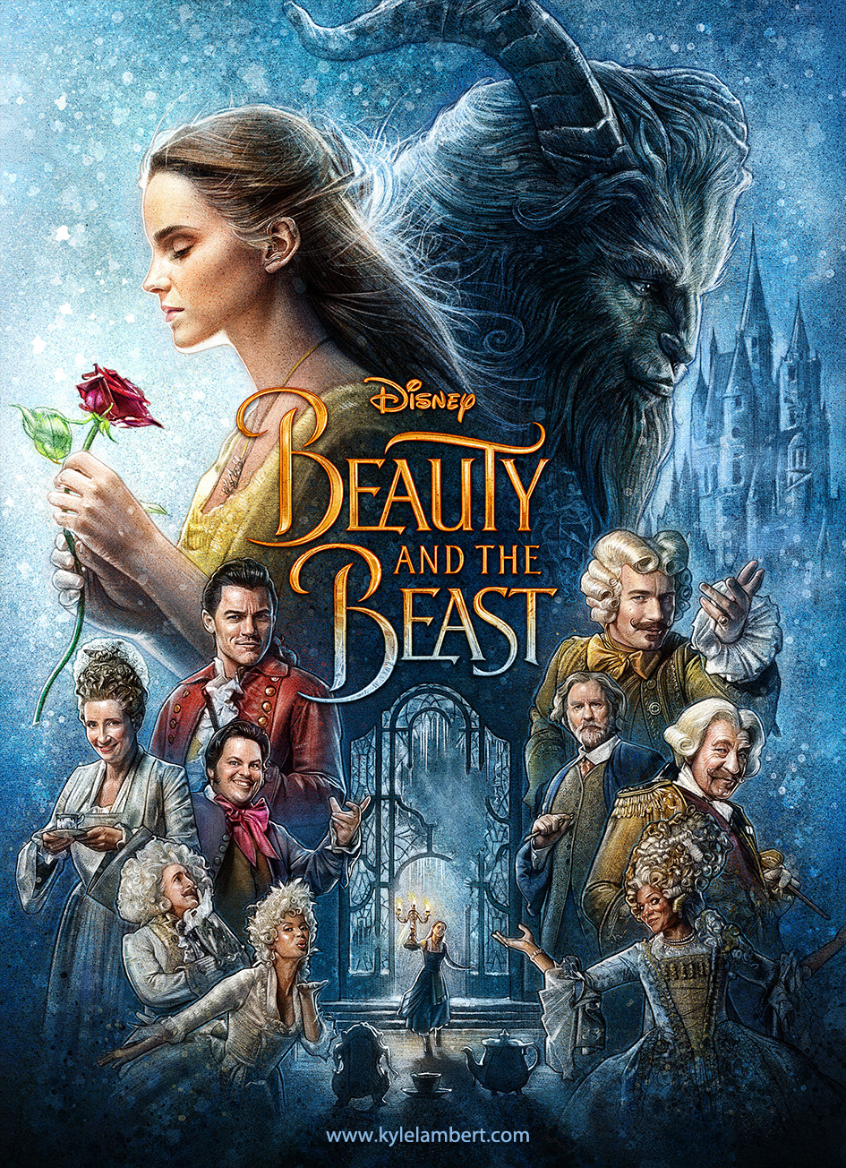 Beauty and the Beast Poster by Kyle Lambert
