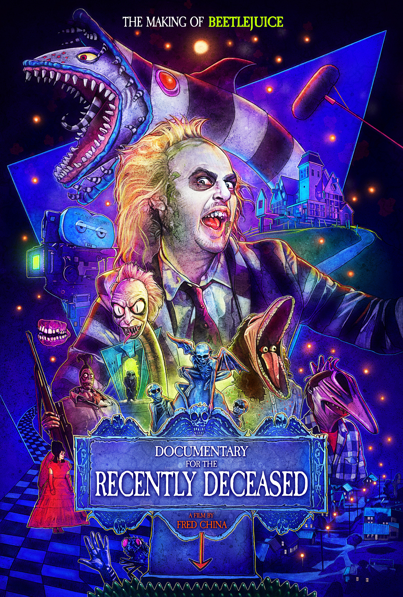 61X91CM PICTURE PRINT NEW ART BEETLEJUICE MOVIE ONE SHEET POSTER