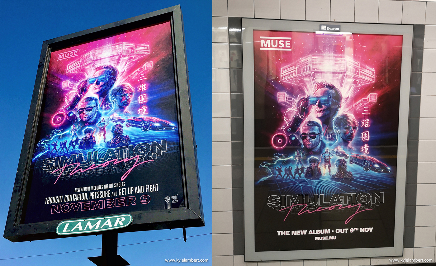 Muse Simulation Theory Billboard 2