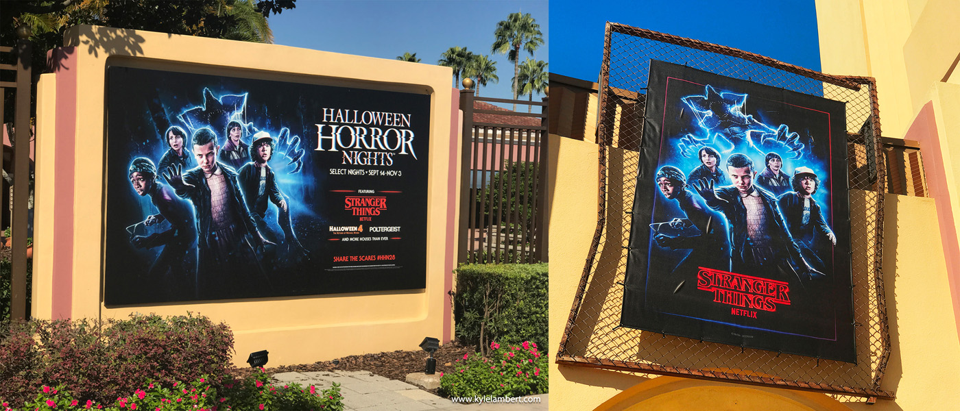 Stranger Things HHN Billboard 10