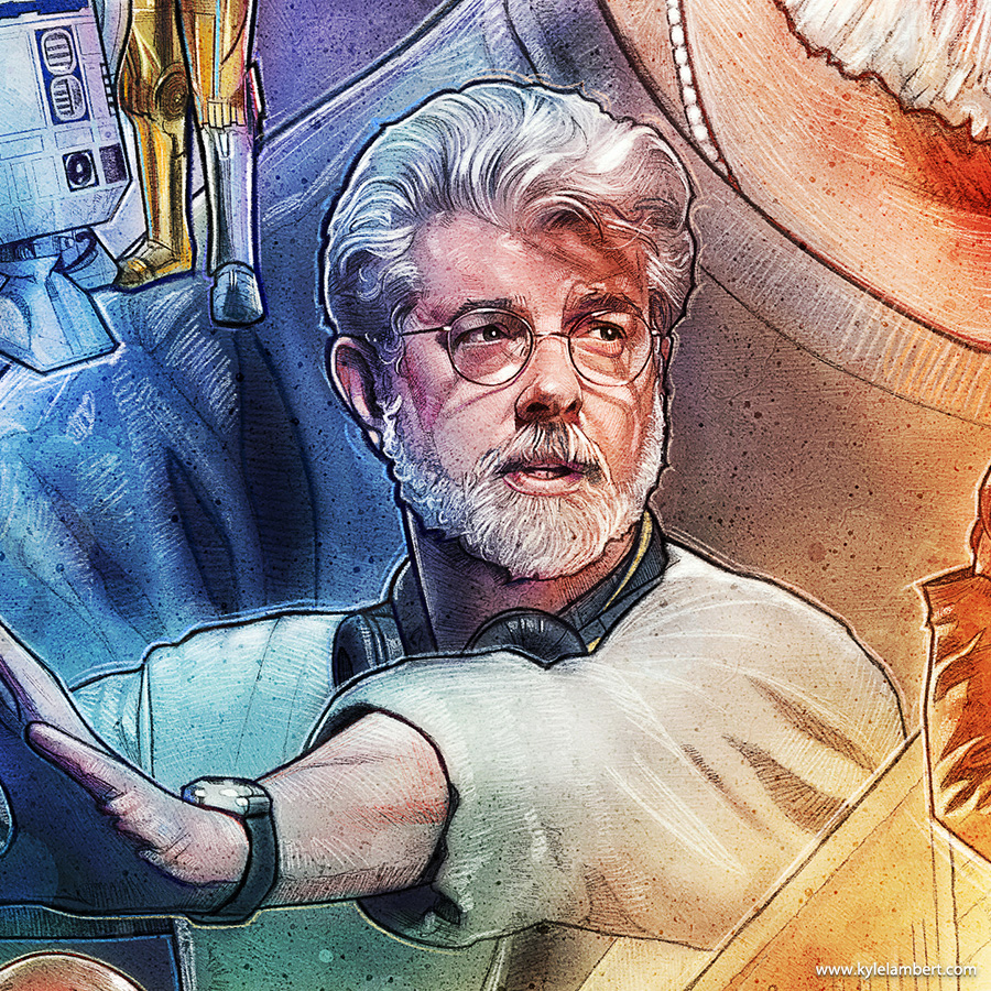 Drew Struzan - George Lucas