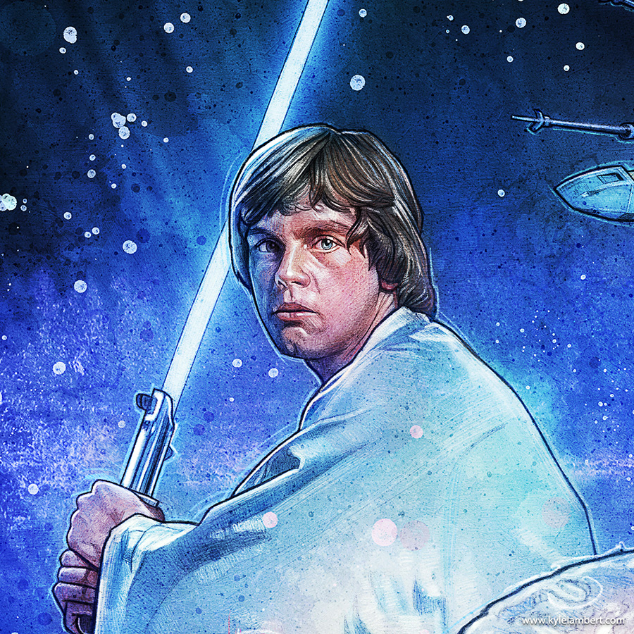 Drew Struzan - Mark Hamill - Luke Skywalker