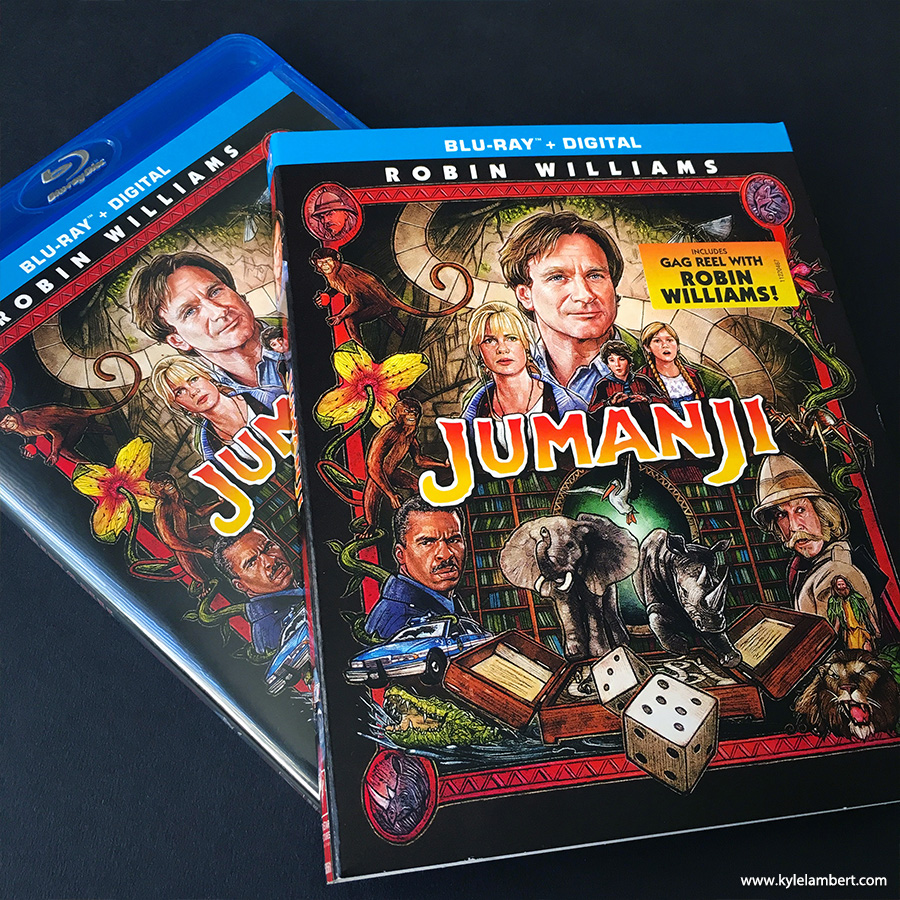 Jumanji - Blu-ray Cover by Kyle Lambert