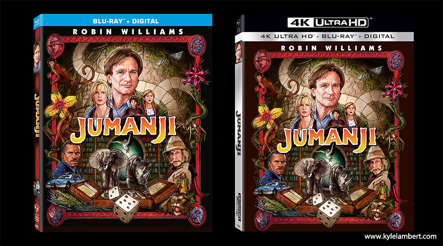 Jumanji - Blu-ray / 4k Cover by Kyle Lambert