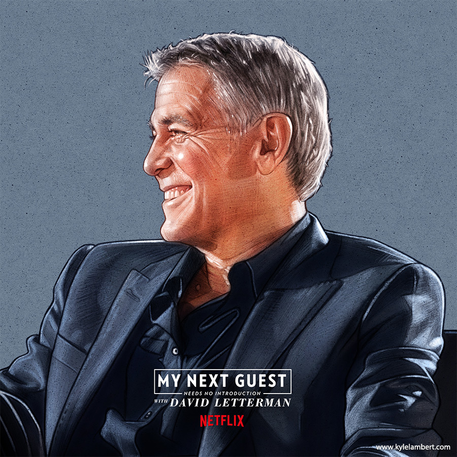 George Clooney - David Letterman