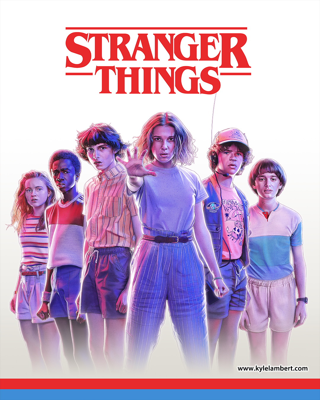 Stranger Things - Merchandise & Packaging Art by Kyle Lambert