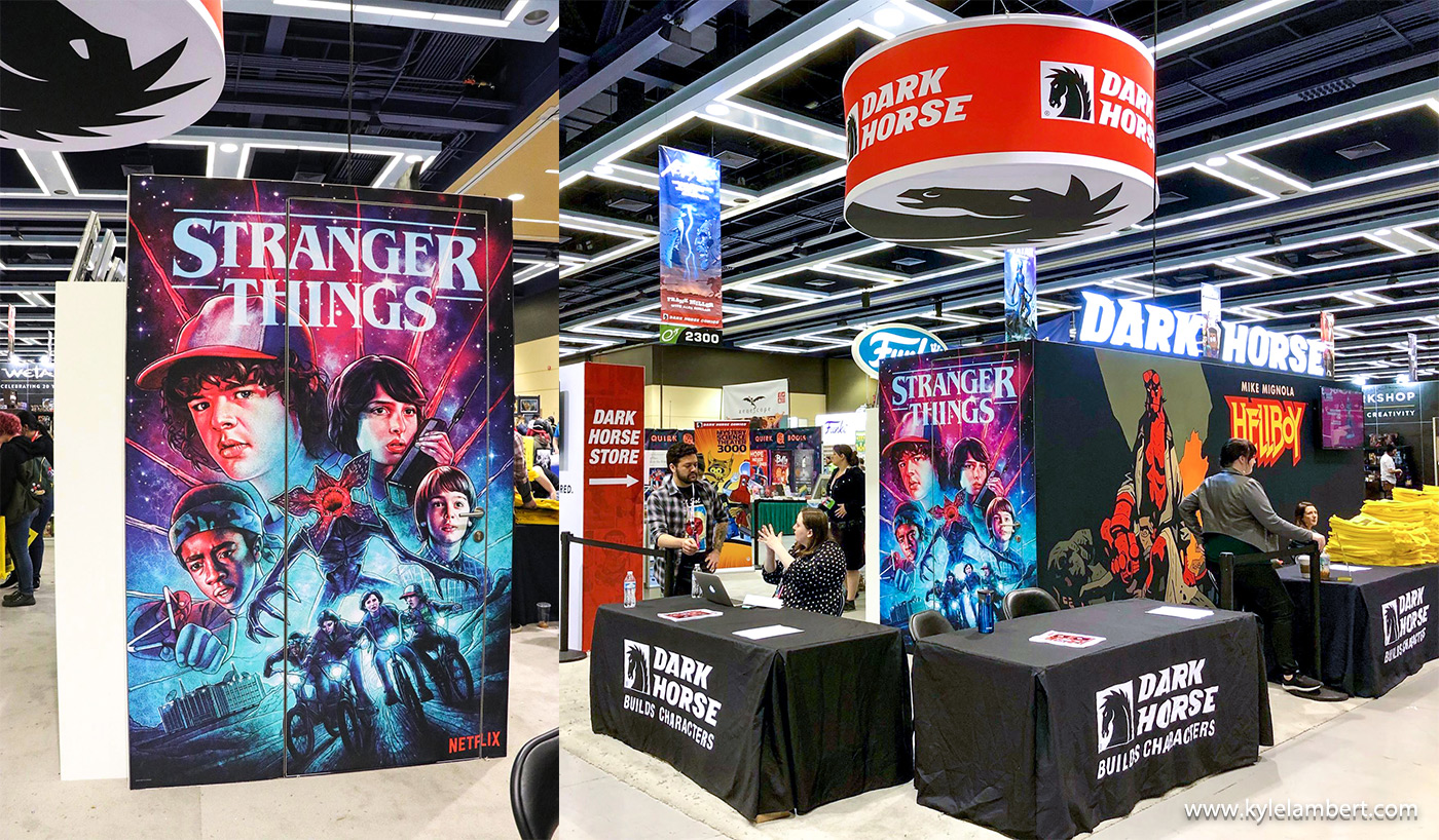 Stranger Things Comic - Dark Horse Comics Convention Booth