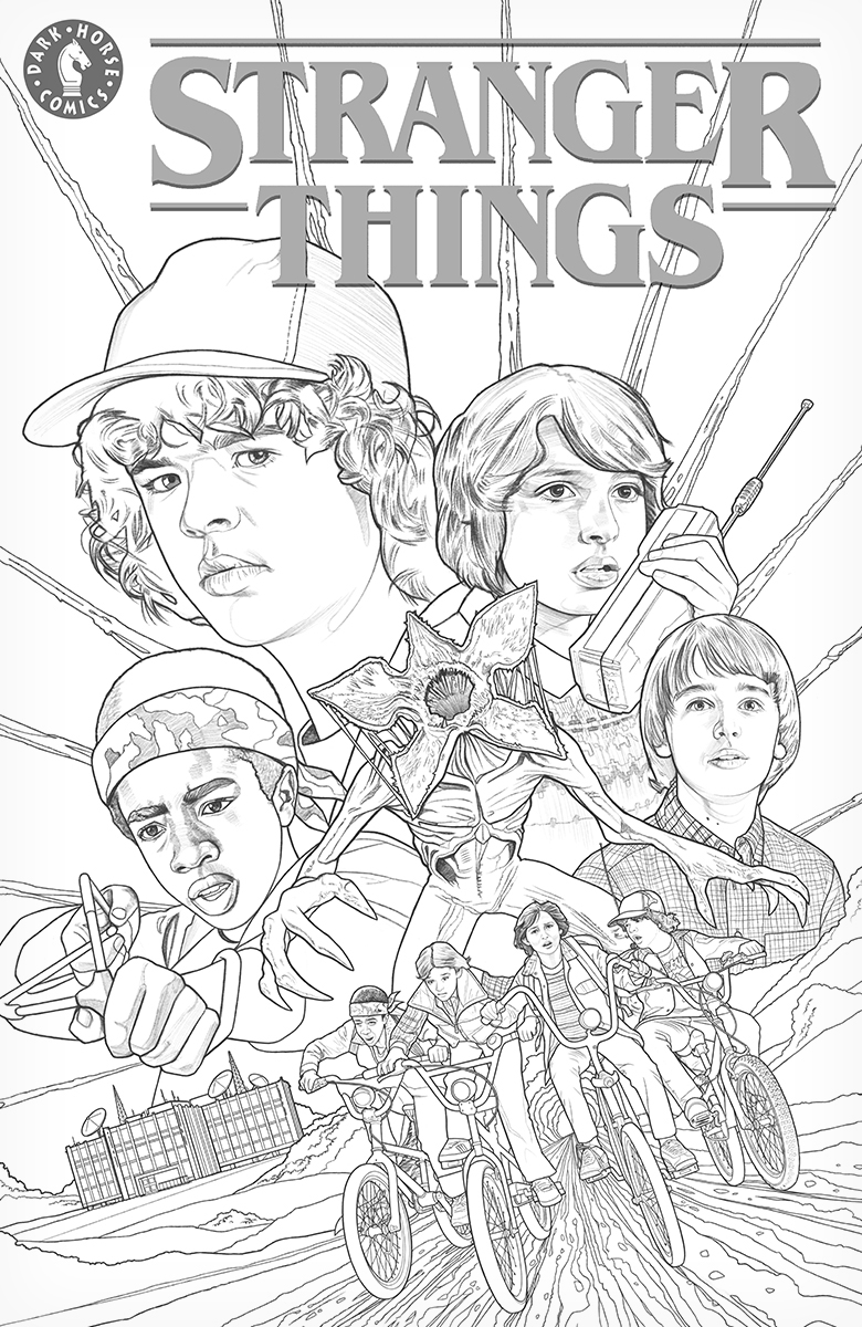 Stranger Things Comic - Pencil Cover