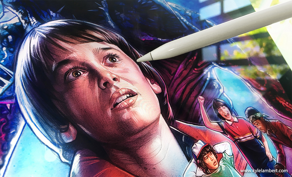 Stranger Things - Comic Book Cover - iPad Pro