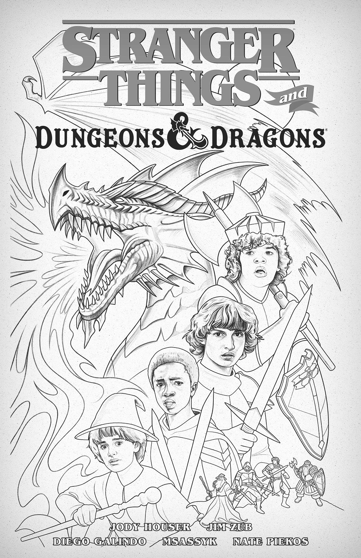 Stranger Things : Dungeons & Dragons - Comic Drawing