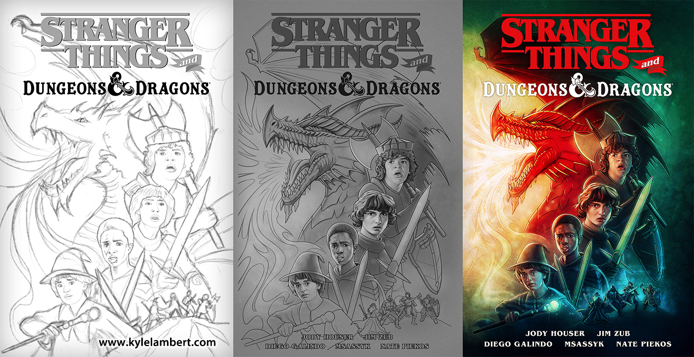 Stranger Things : Dungeons & Dragons - Process