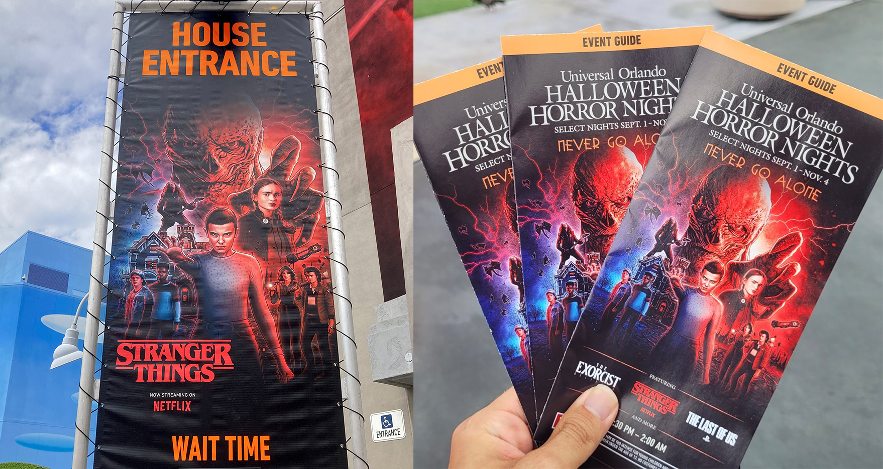 Stranger Things - Universal Studios Halloween Horror Nights - Maze and Map