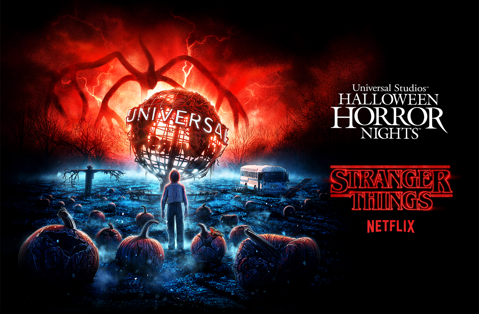 Stranger Things - Universal Studios Halloween Horror Nights - Poster