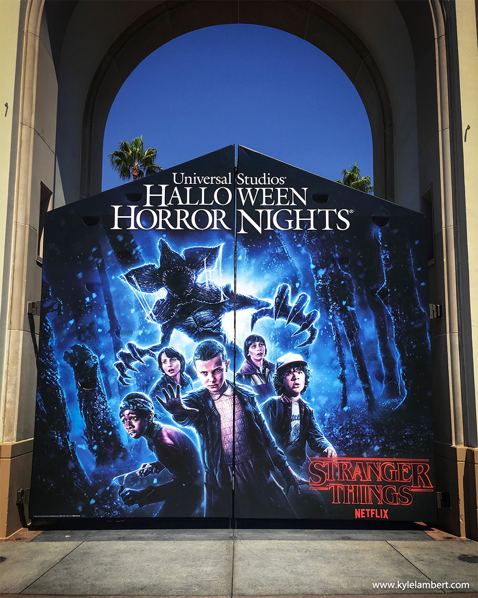 Stranger Things - Universal Studios Halloween Horror Nights - Gate Artwork