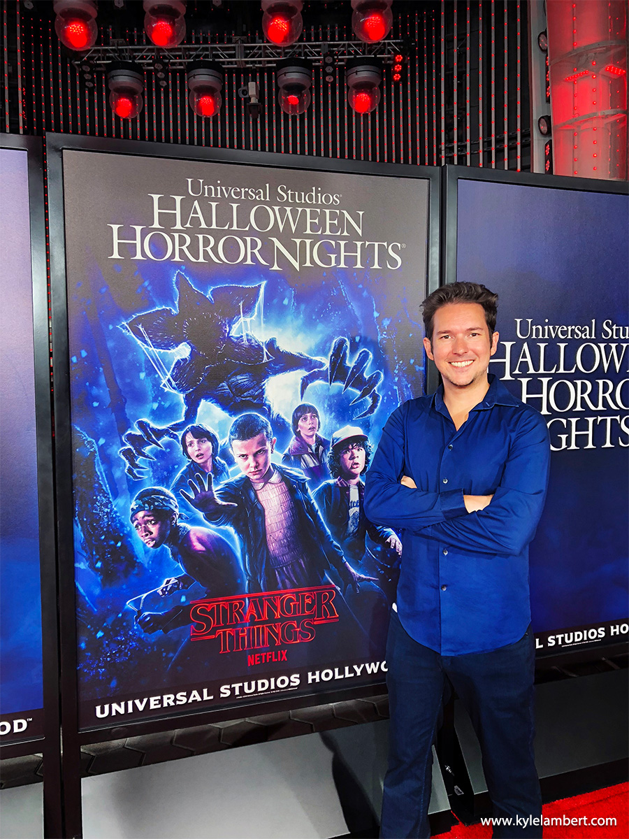 Kyle Lambert - Universal Studios Halloween Horror Nights - Stranger Things