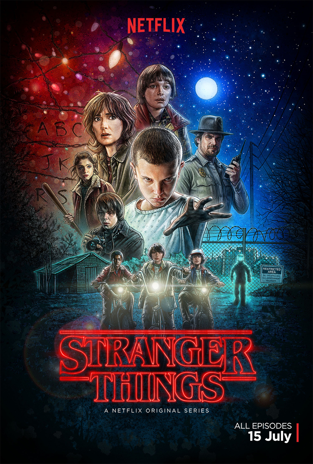 Kyle Lambert Stranger Poster - Things -