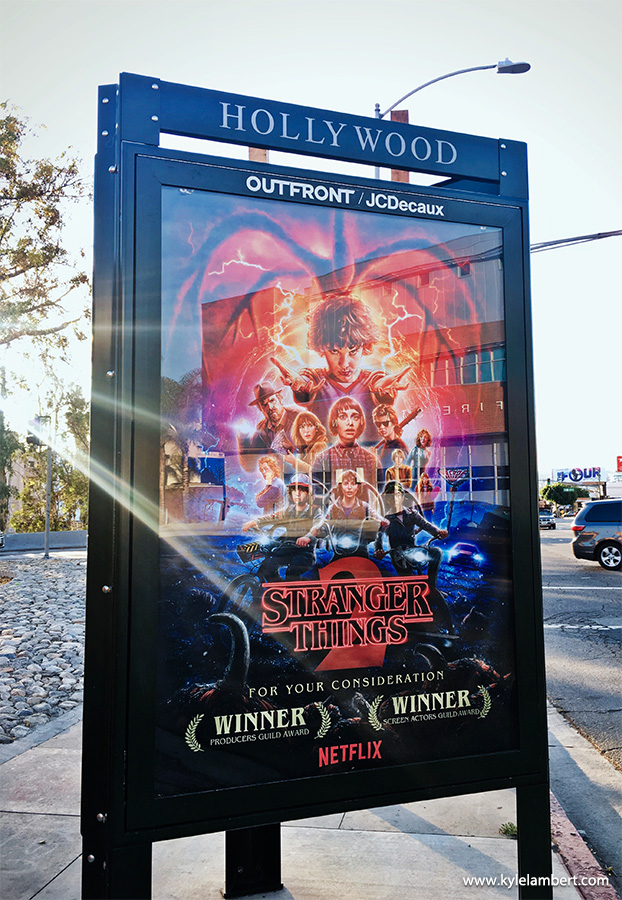 Stranger Things - Season 2 Bus Shelter FYC