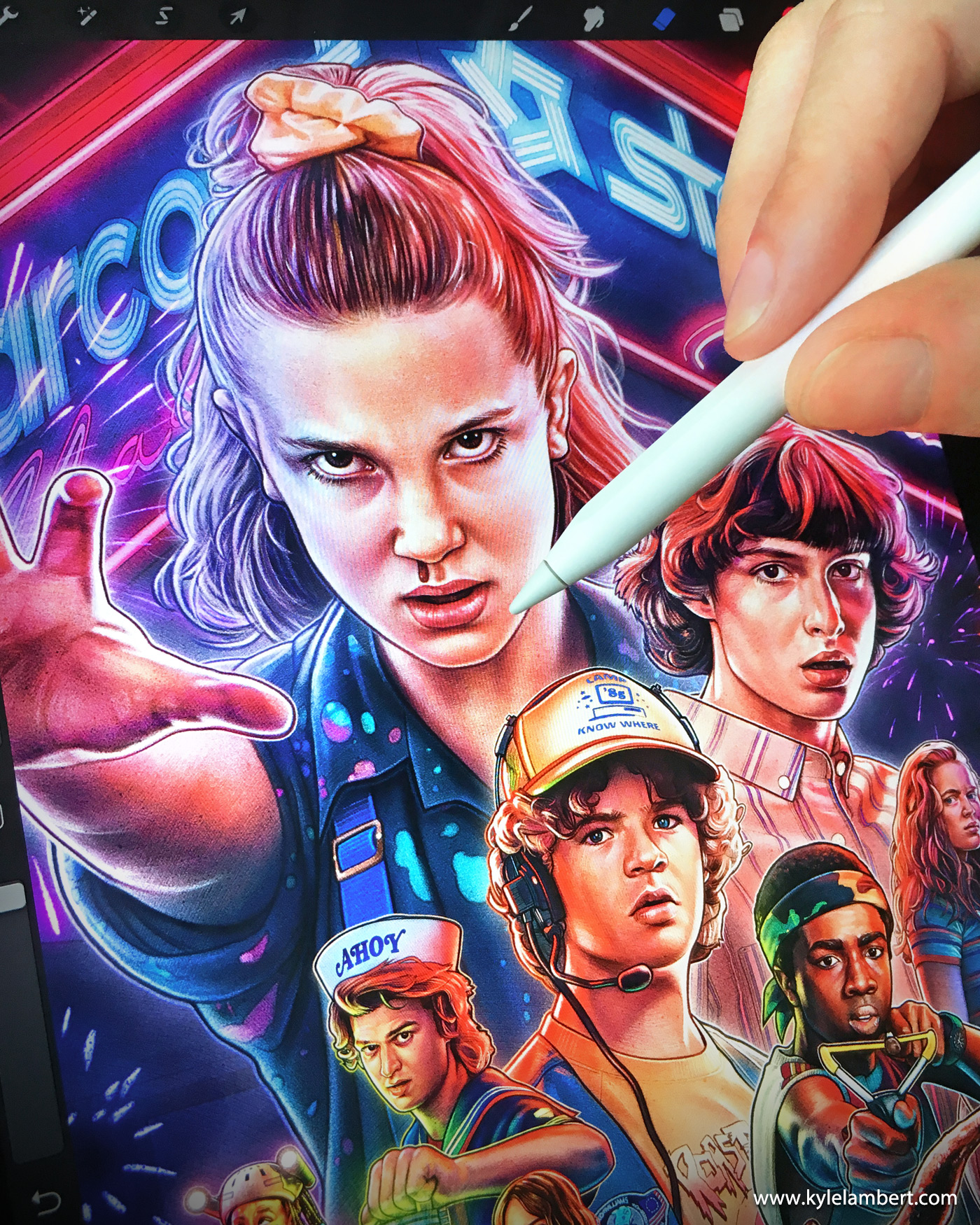 Stranger Things 3 - Illustrator