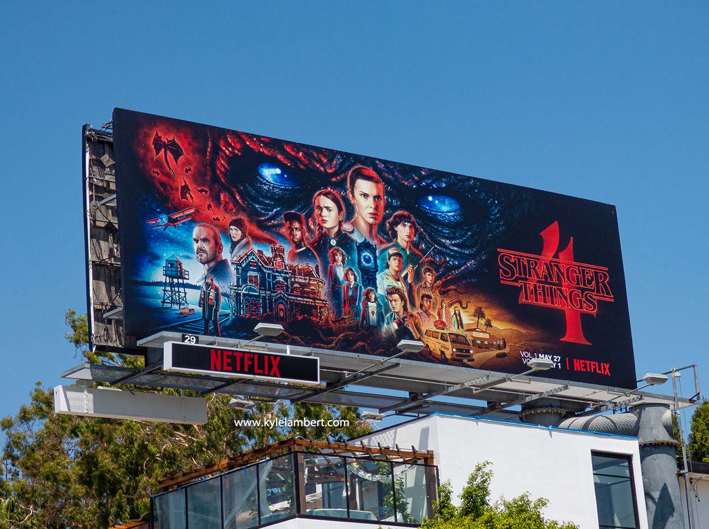 Stranger Things - Billboard - Sunset