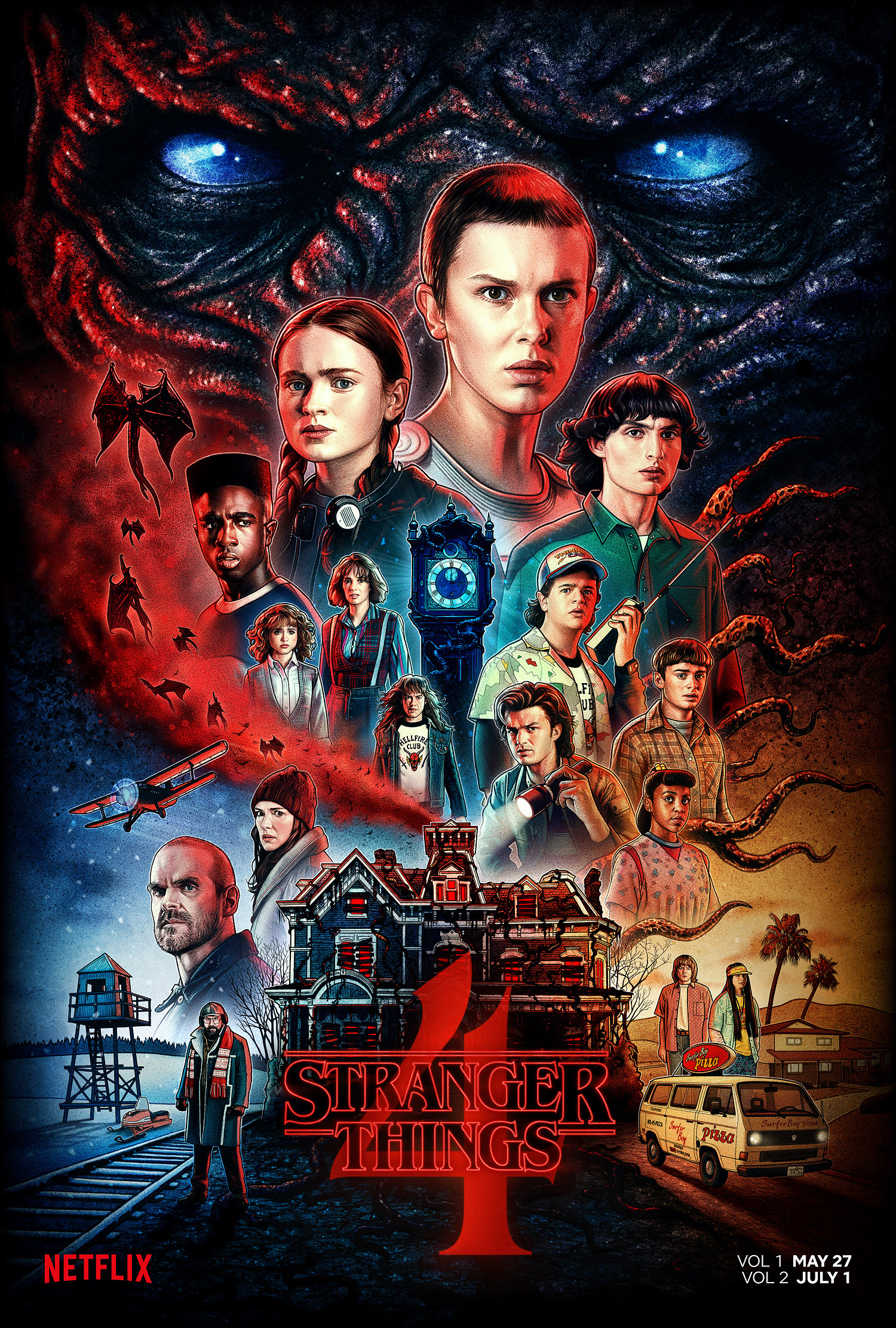 Kyle Lambert Stranger Things 4 Poster Kyle Lambert Stranger Things 4 Poster