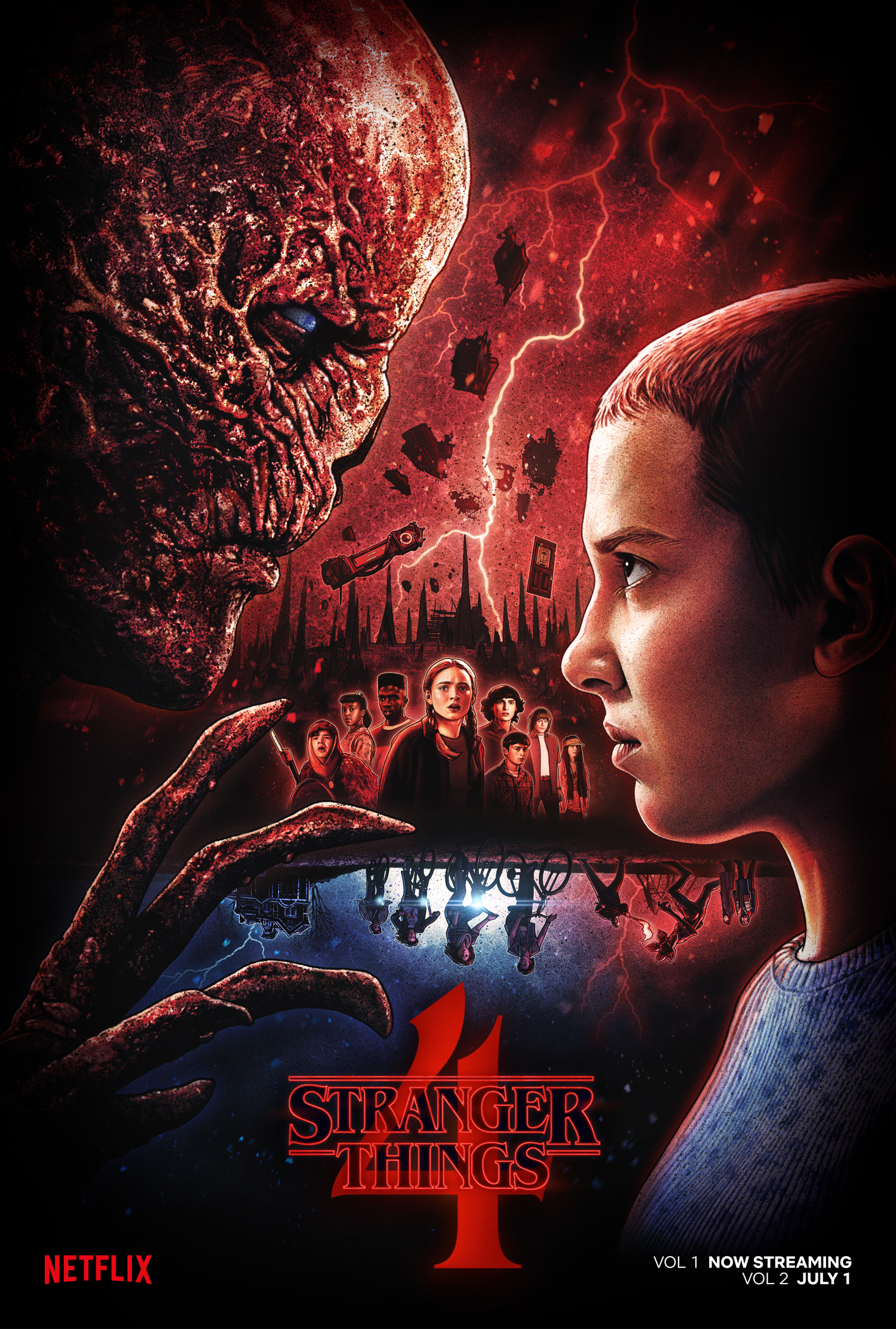 Stranger Things 4 - Vol 2 Illustrated Poster