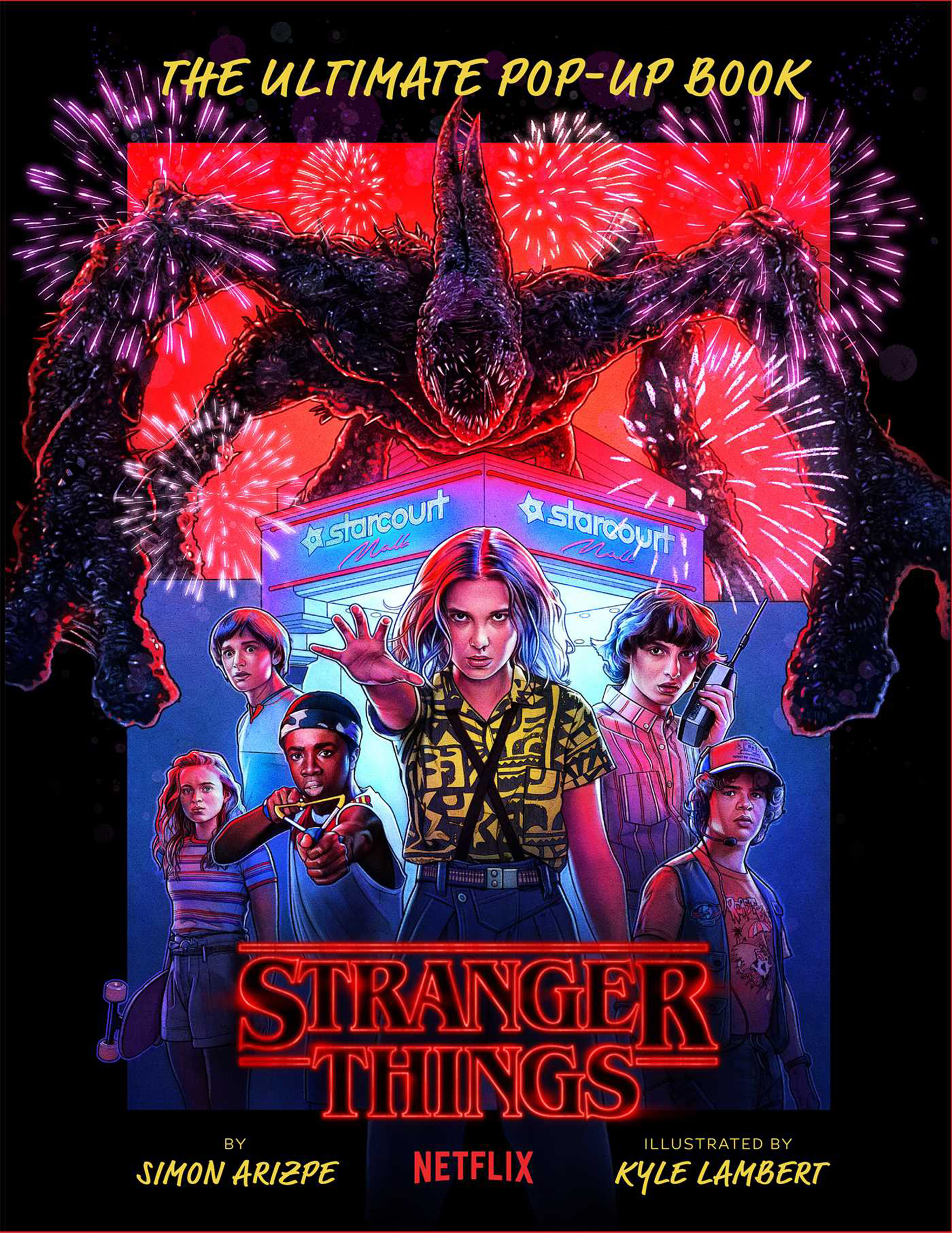 Stranger Things - The Ultimate Pop-Up Book - Cover by Kyle Lambert