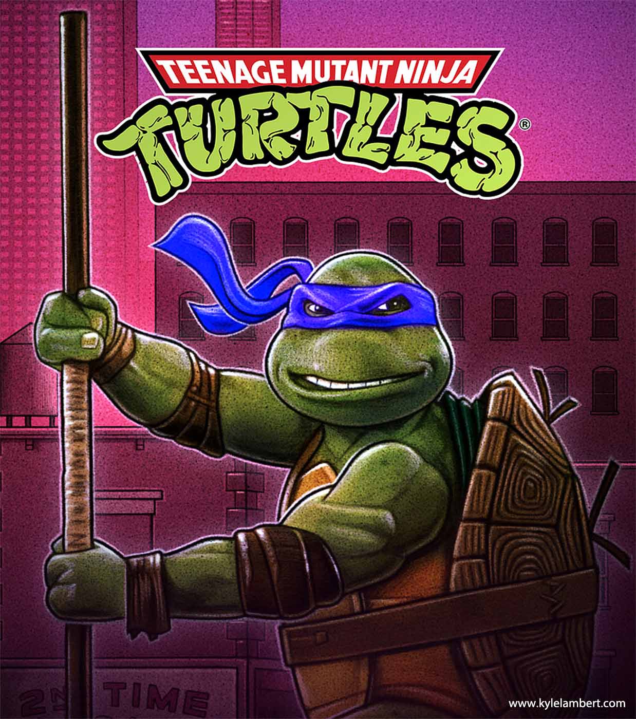 TMNT Movie Poster Donatello by Kyle Lambert