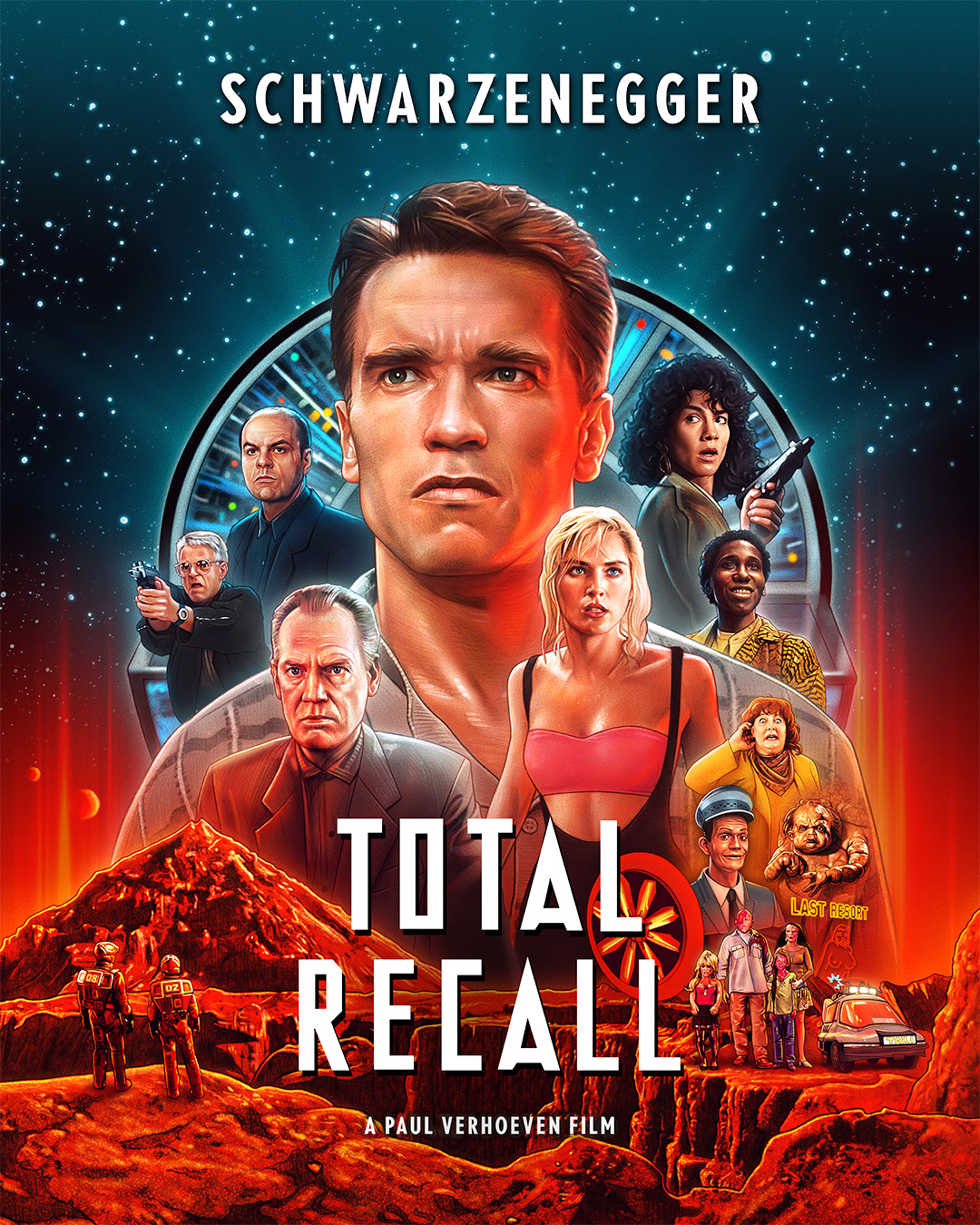 Total Recall Poster 1990