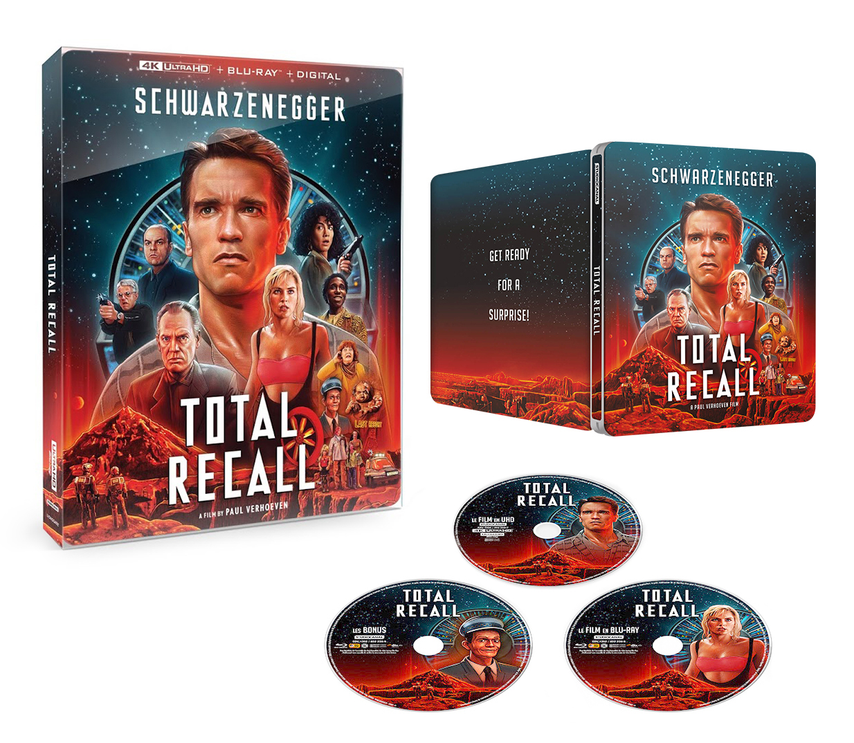 Total Recall 4K Steelbook and Discs by Kyle Lambert