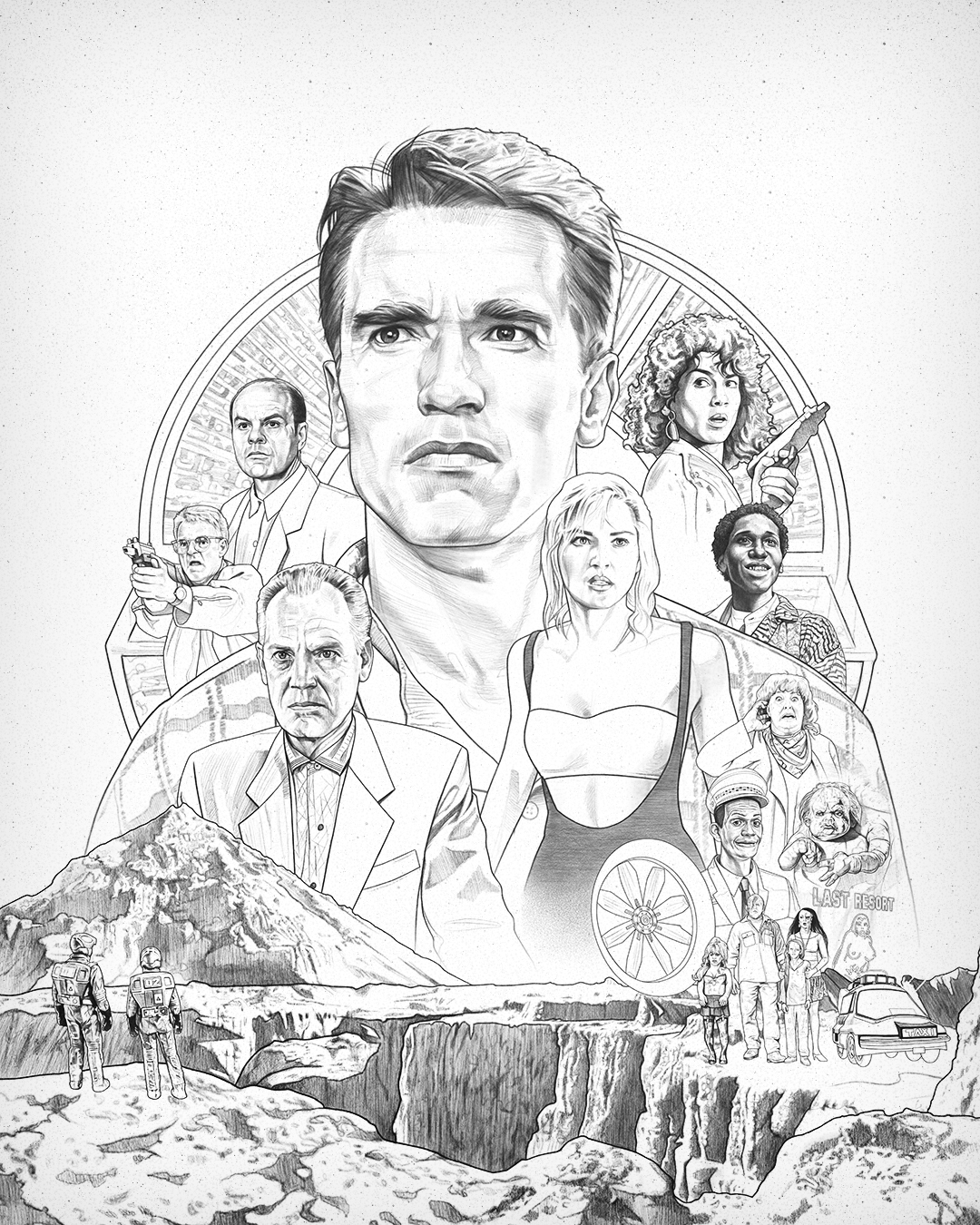 Total Recall Drawing by Kyle Lambert