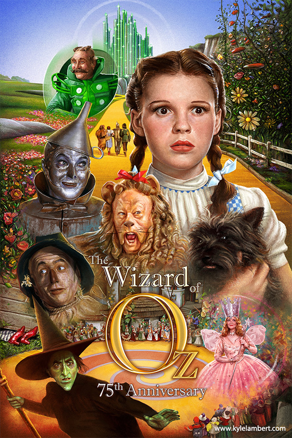 The Wizard of Oz - Painted Movie Poster