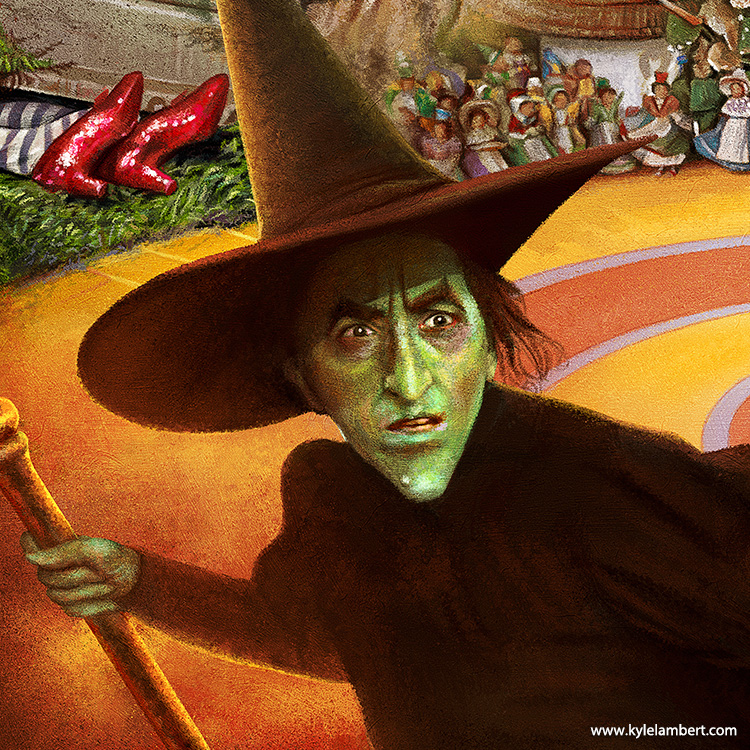 The Wizard of Oz - Painted Movie Poster